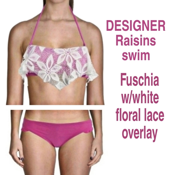 Raisins Other - Flash sale NWT Raisins 2pc Swim MSRP$150 Lacey Top